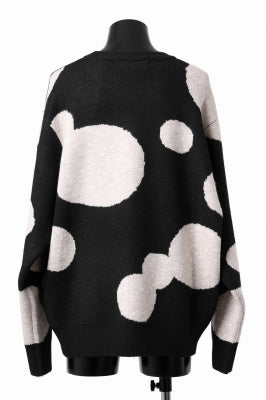 A.F ARTEFACT POLKA PATTERN KNIT TOPS