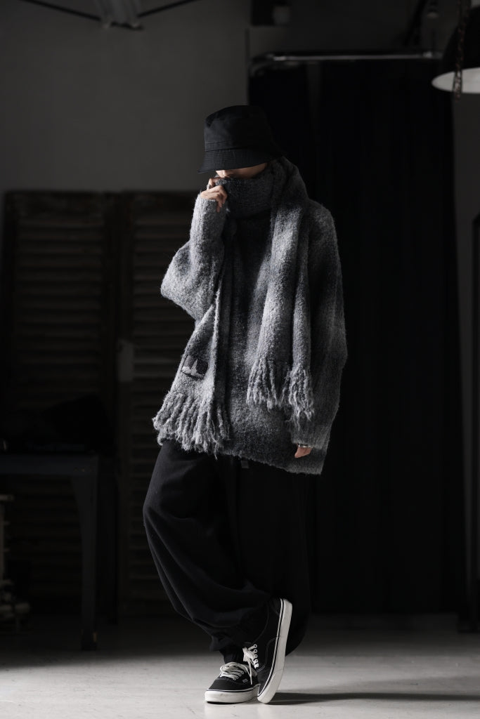 th products Inflated Scarf / 1/4.5 kasuri loop knit