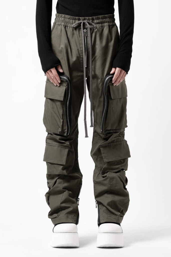 A.F ARTEFACT ZIP CARGO POCKET PANTS