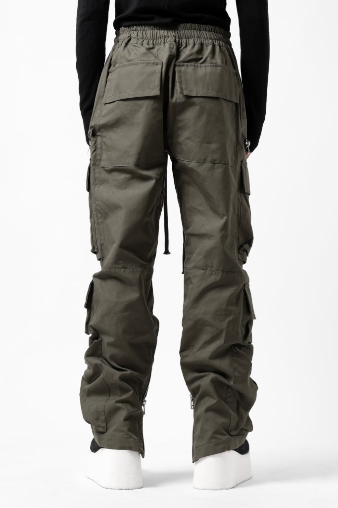 A.F ARTEFACT ZIP CARGO POCKET PANTS