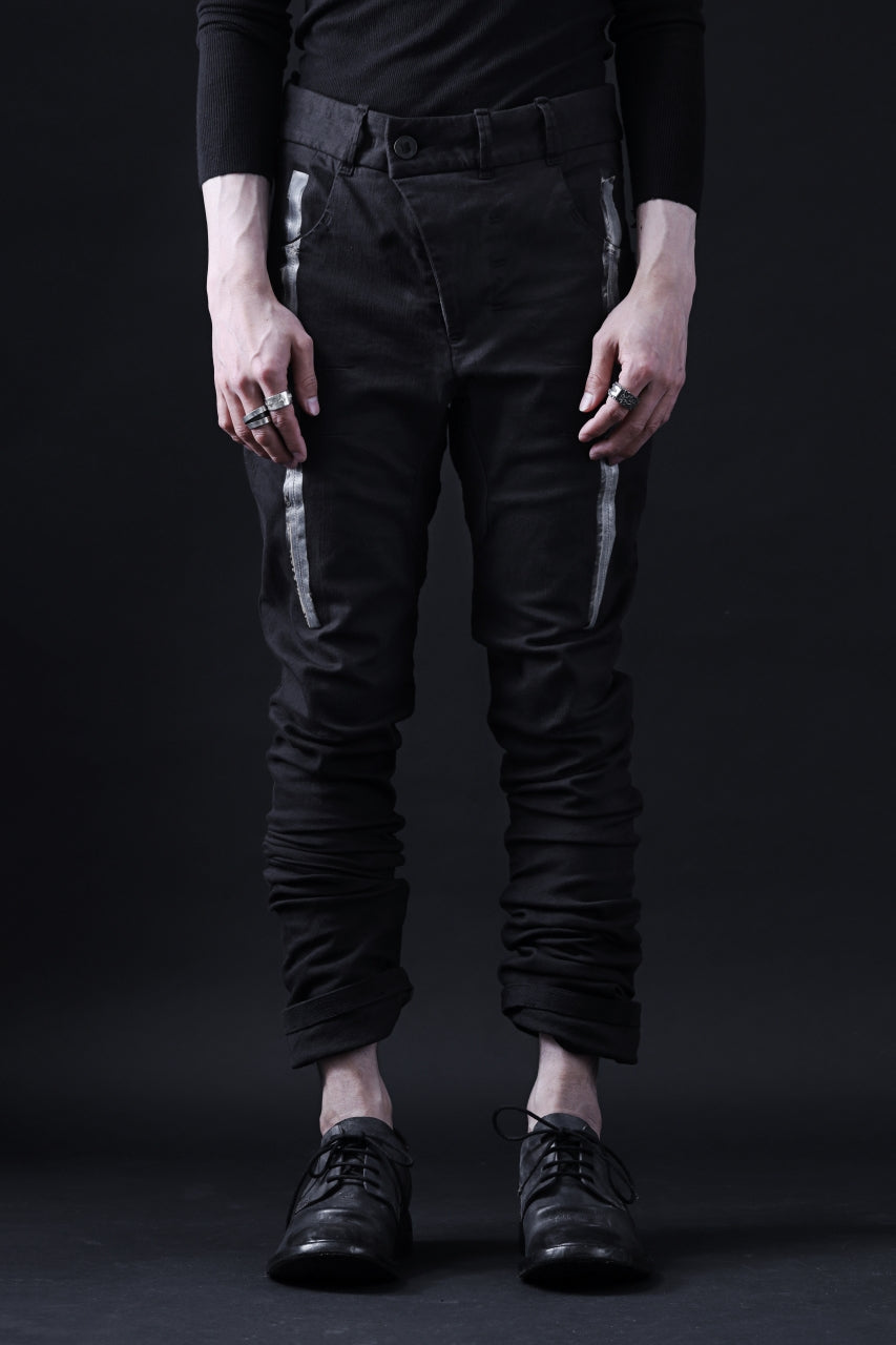 BORIS BIDJAN SABERI TIGHT FIT PANTS / OBJECT DYED & SEAM TAPED "P13.TF-FTS10001"