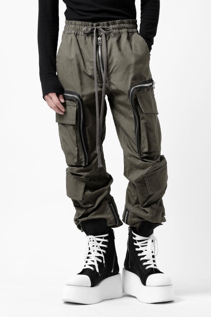 A.F ARTEFACT ZIP CARGO POCKET PANTS