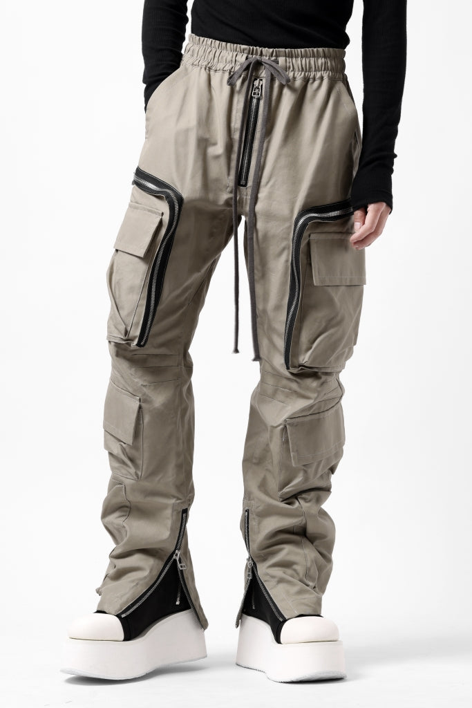 A.F ARTEFACT ZIP CARGO POCKET PANTS