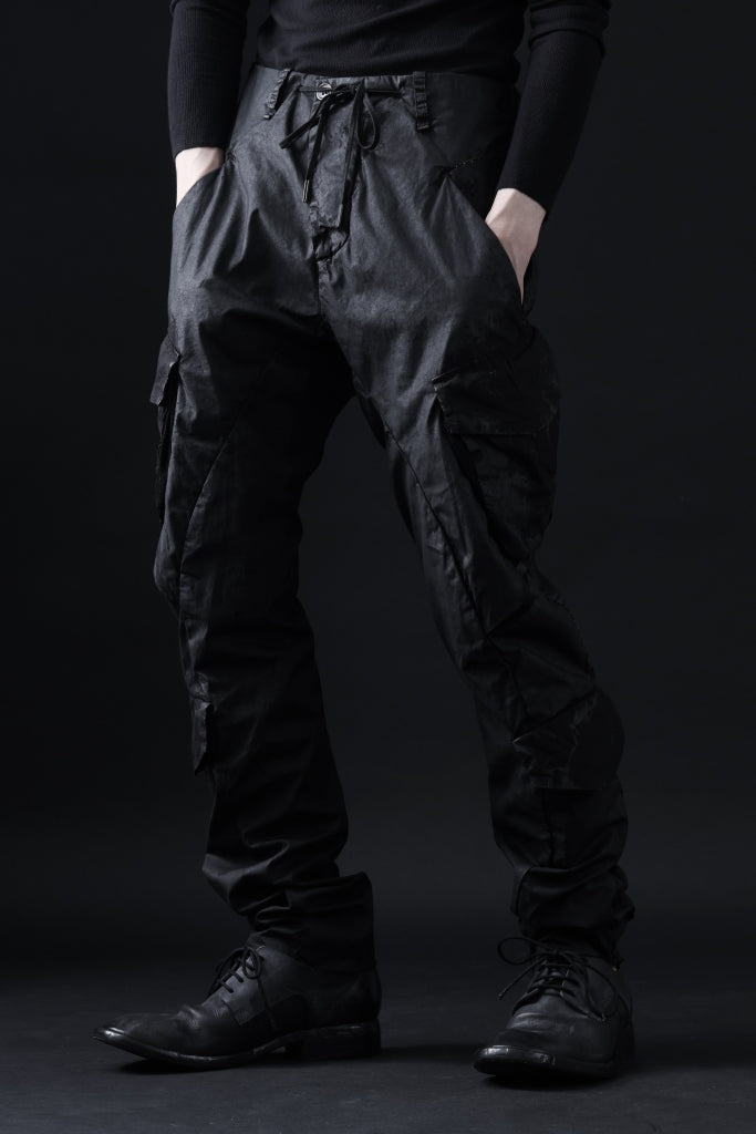 masnada VENTILATED BAGGY COMBAT PANTS / STRETCH PAPER POPELINE 