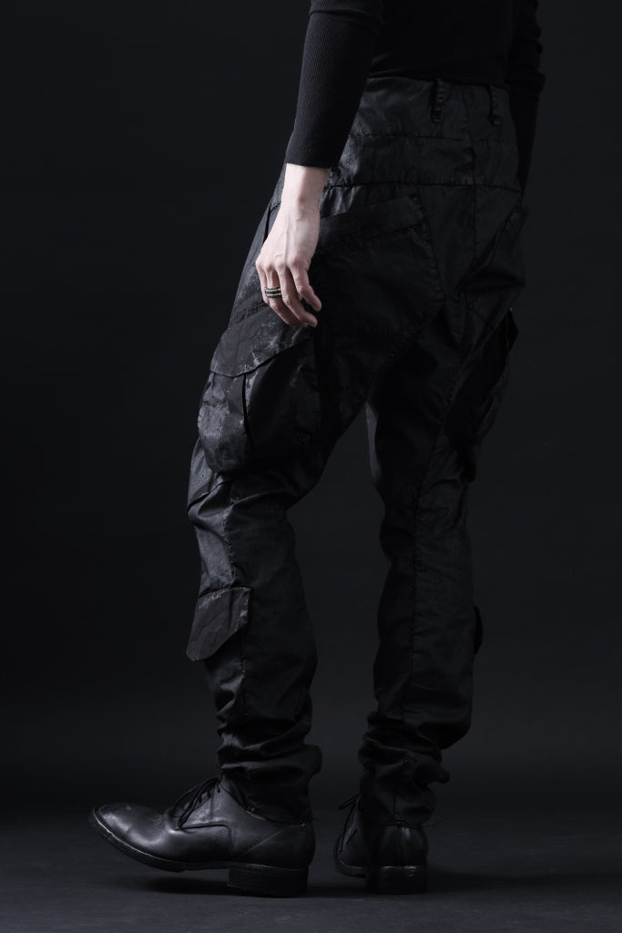 masnada VENTILATED BAGGY COMBAT PANTS / STRETCH PAPER POPELINE 