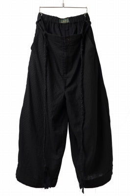 Aleksandr Manamis Wide Pant with Rope Code / CHECK & STRIPE