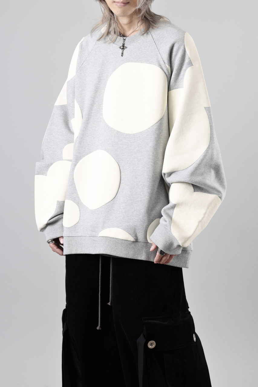 A.F ARTEFACT POLKA PATTERN SWEAT RAGLAN TOPS