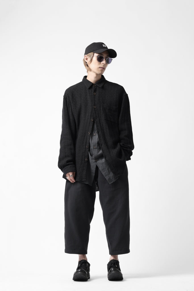 YUTA MATSUOKA plain shirt / dobby check