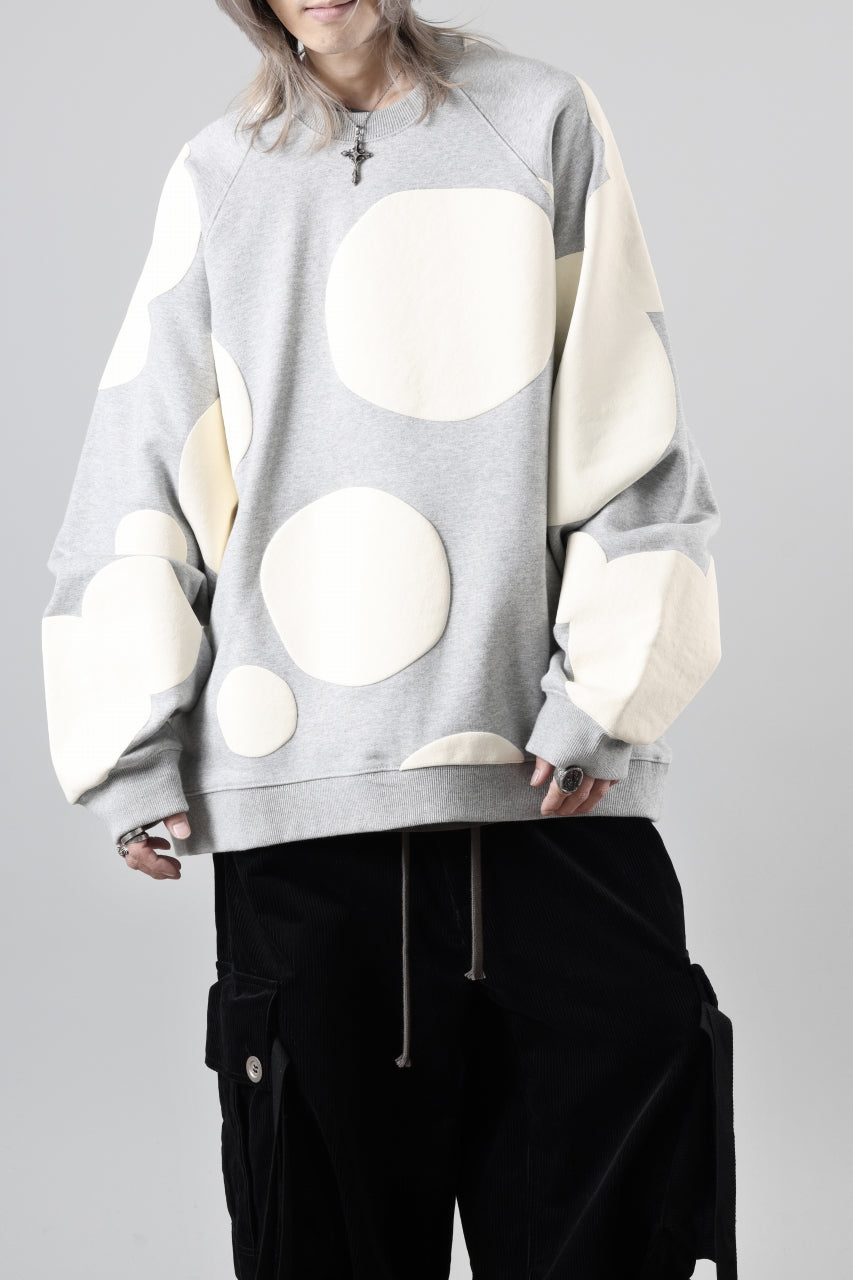 A.F ARTEFACT POLKA PATTERN SWEAT RAGLAN TOPS