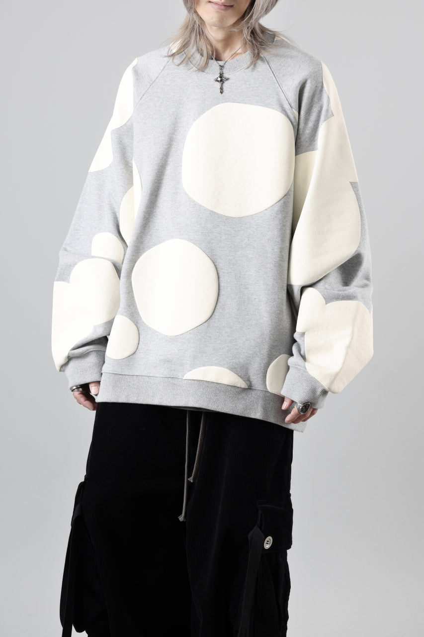 A.F ARTEFACT POLKA PATTERN SWEAT RAGLAN TOPS