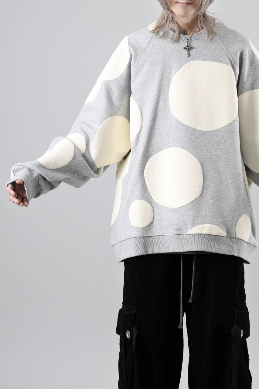 A.F ARTEFACT POLKA PATTERN SWEAT RAGLAN TOPS