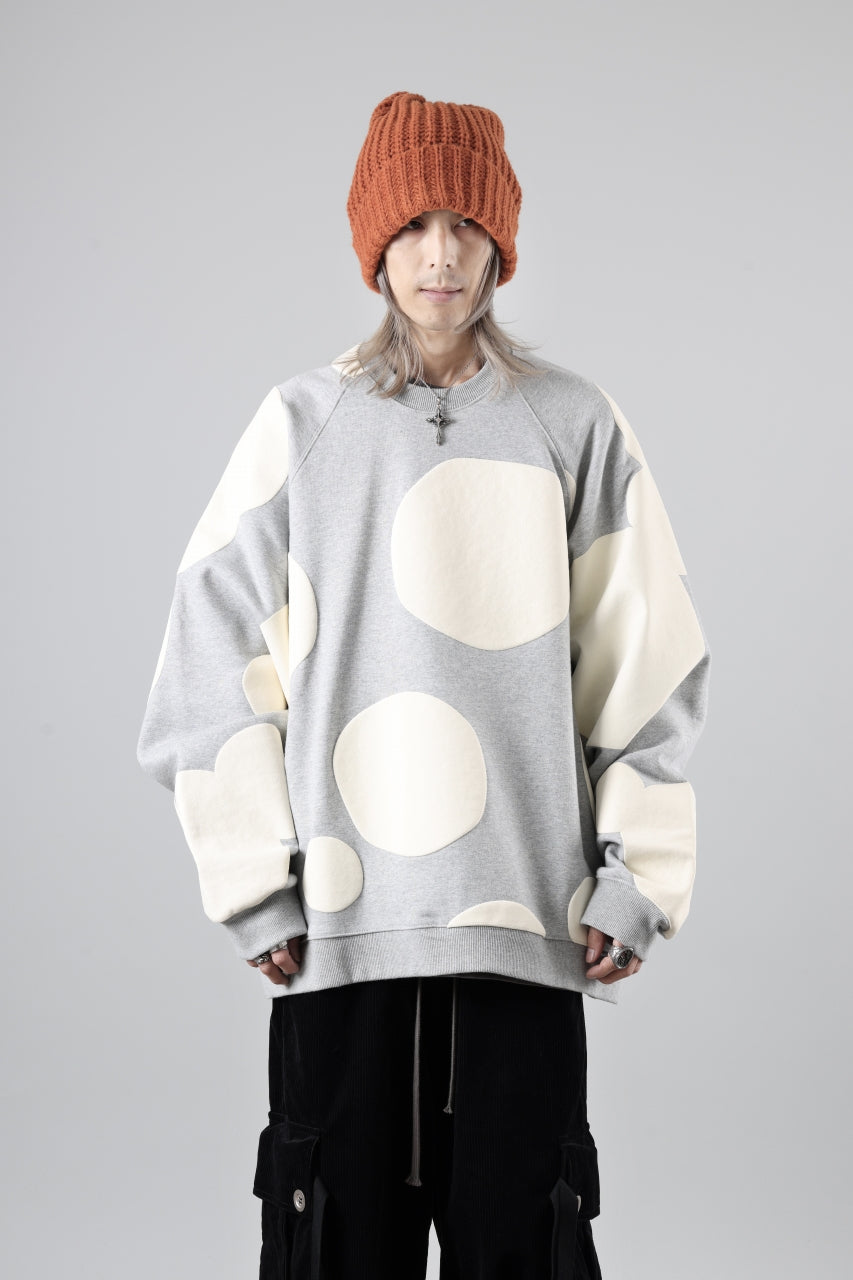 A.F ARTEFACT POLKA PATTERN SWEAT HOODIE