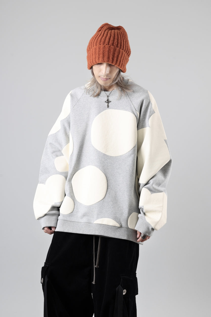 A.F ARTEFACT POLKA PATTERN SWEAT RAGLAN TOPS