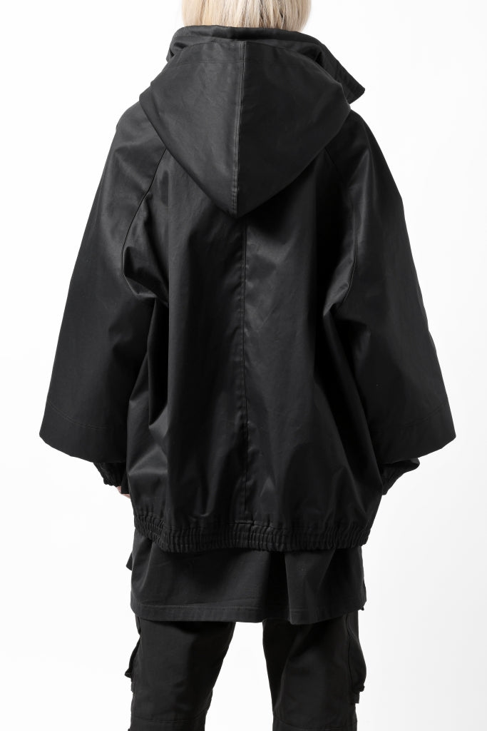 A.F ARTEFACT LAYERED WR HOODED JACKET / COATING COTTON GABARDINE