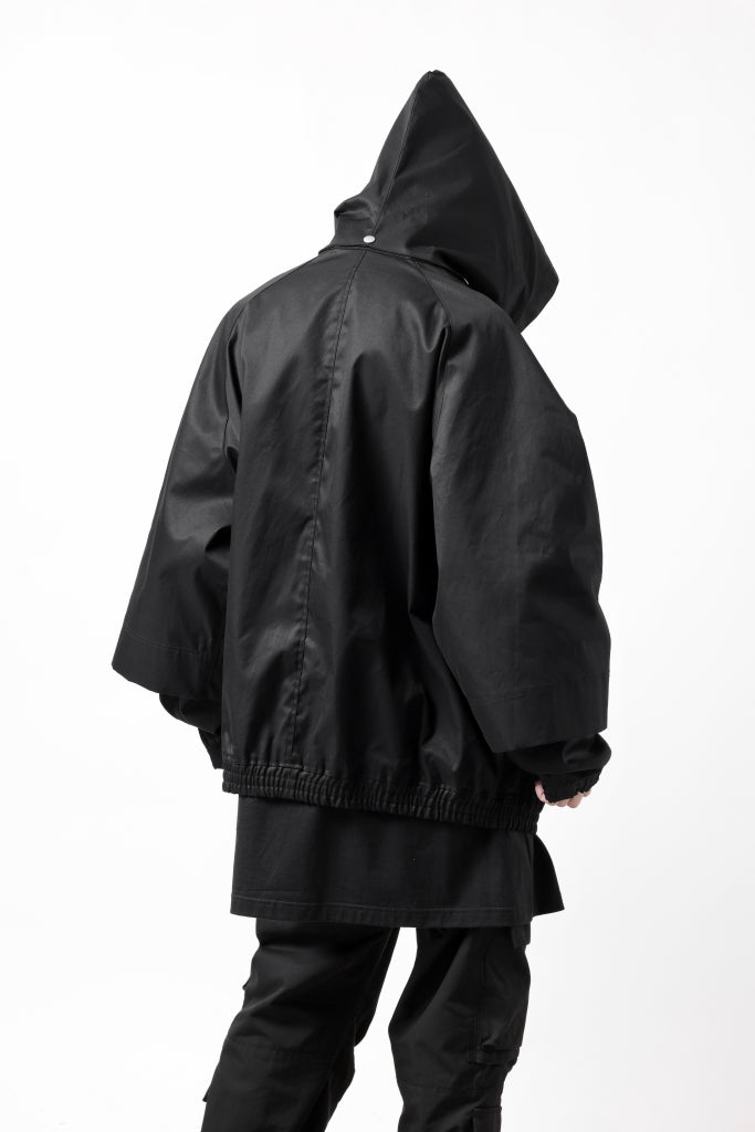 A.F ARTEFACT LAYERED WR HOODED JACKET / COATING COTTON GABARDINE