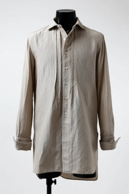 sus-sous shirts dress / C53 L47 dobby stripe washer