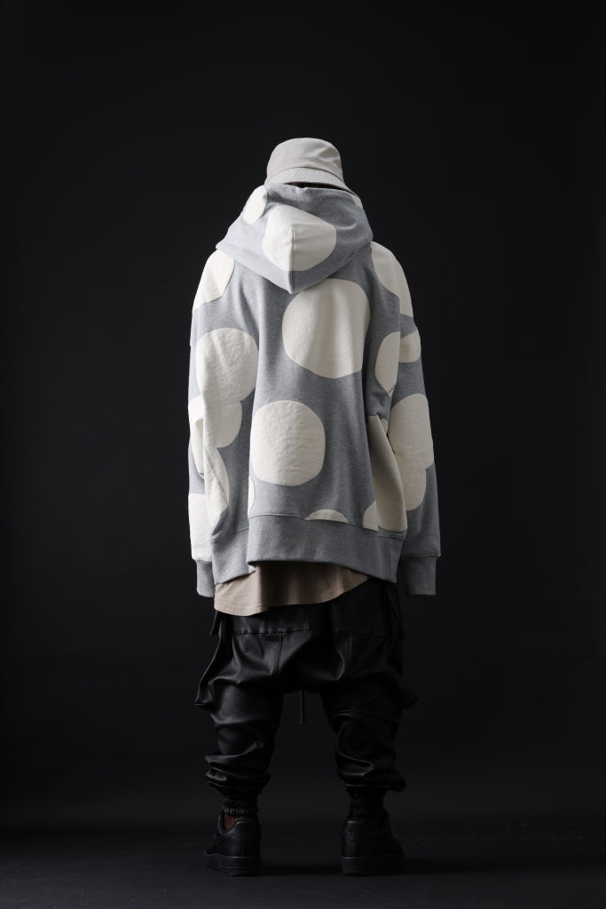 A.F ARTEFACT POLKA PATTERN SWEAT HOODIE