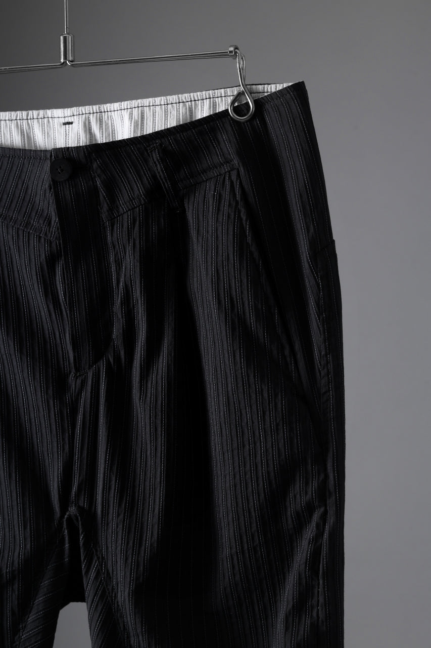 incarnation LONG DIRTS SARROUEL TROUSERS / STITCHED WASHER STRIPE