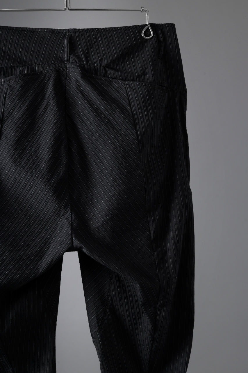 incarnation LONG DIRTS SARROUEL TROUSERS / STITCHED WASHER STRIPE