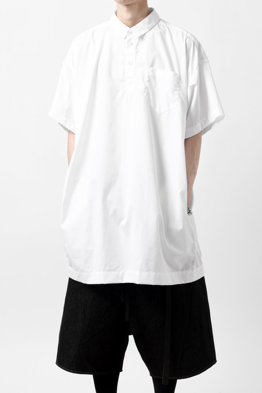 KLASICA SH-010 BOXY MINIMAL HALF SLEEVE SHIRT / THOMAS MASON'S 120/2 POPLIN