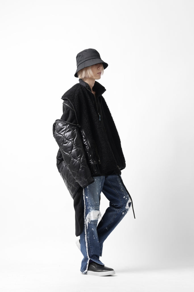 FACETASM ZIPPER SHERPA QUILTED LINER JACKET