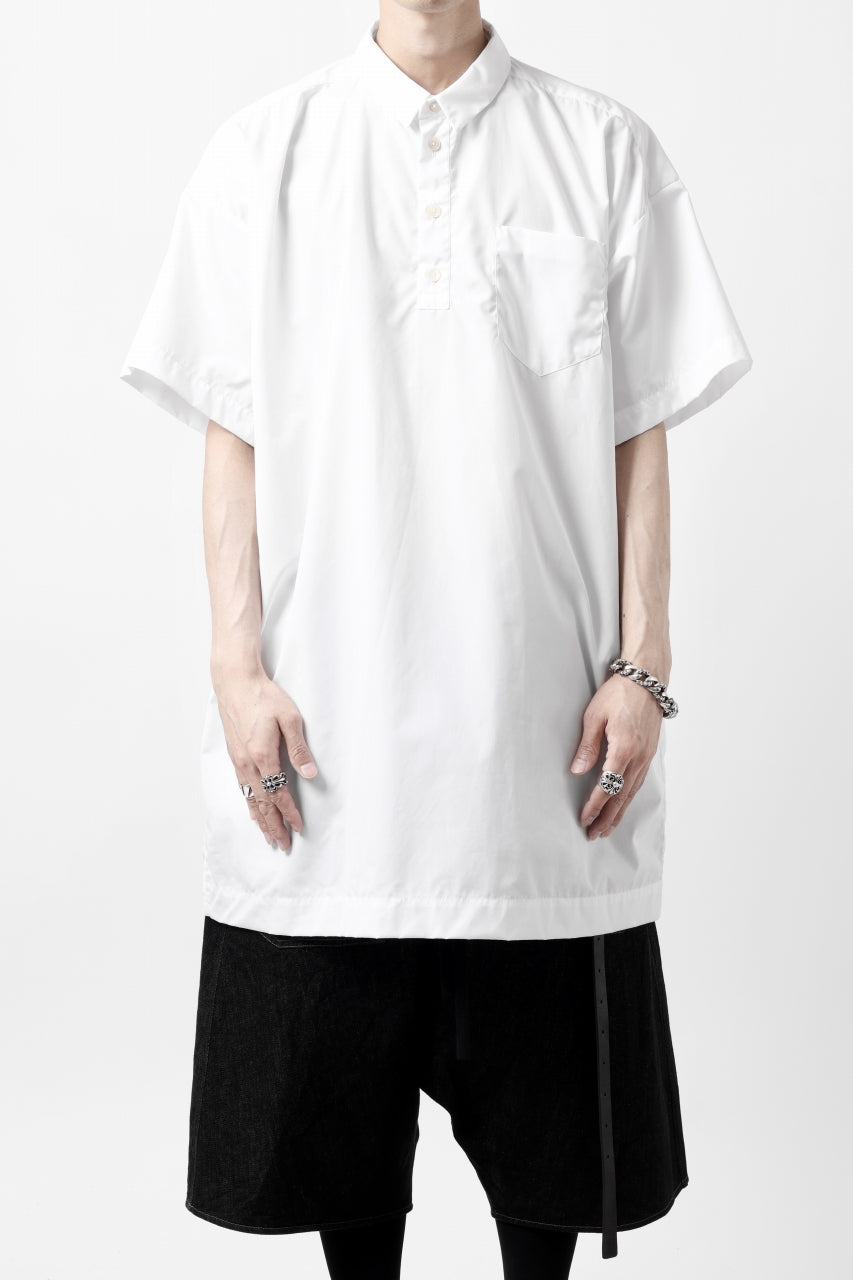 KLASICA SH-010 BOXY MINIMAL HALF SLEEVE SHIRT / THOMAS MASON'S 120/2 POPLIN