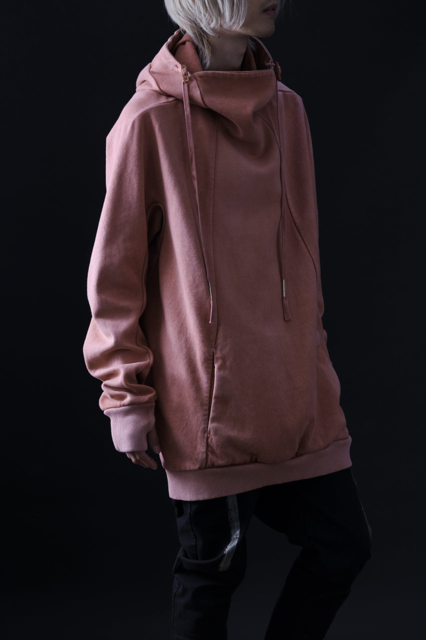 BORIS BIDJAN SABERI HOODY PULLOVER / NATURAL OBJECT DYED "HOODY2-F092"