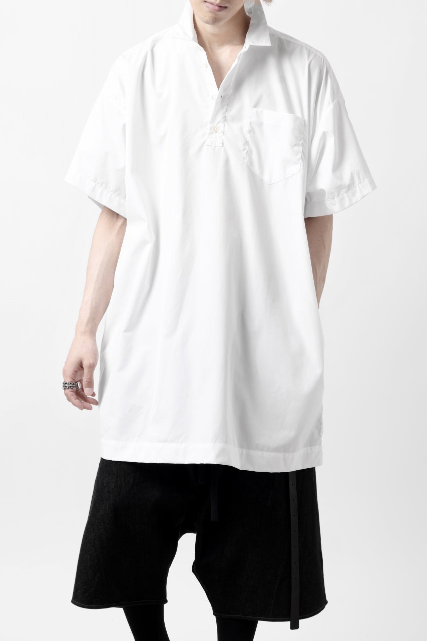 KLASICA SH-010 BOXY MINIMAL HALF SLEEVE SHIRT / THOMAS MASON'S 120/2 POPLIN