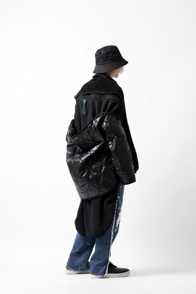 FACETASM ZIPPER SHERPA QUILTED LINER JACKET