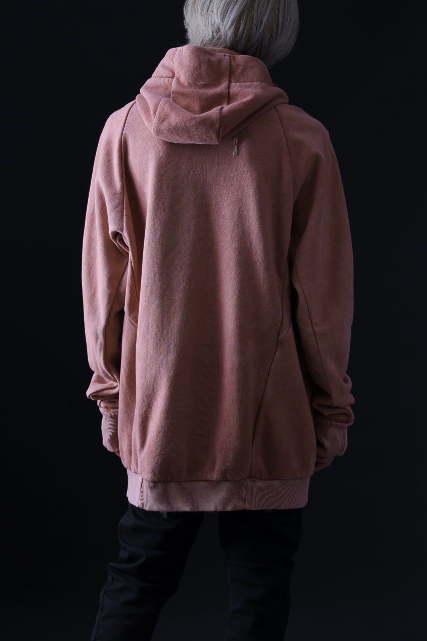 BORIS BIDJAN SABERI HOODY PULLOVER / NATURAL OBJECT DYED "HOODY2-F092"