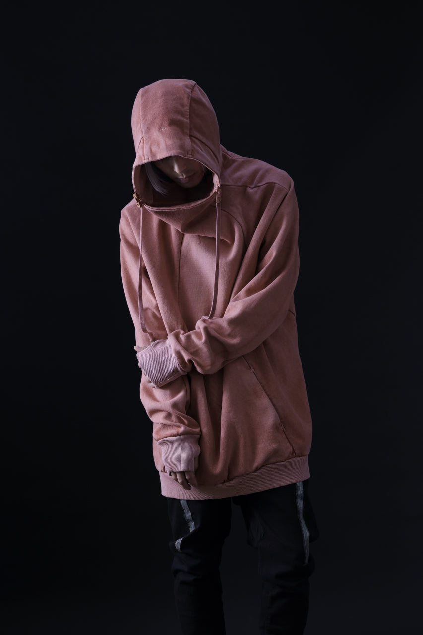 BORIS BIDJAN SABERI HOODY PULLOVER / NATURAL OBJECT DYED "HOODY2-F092"