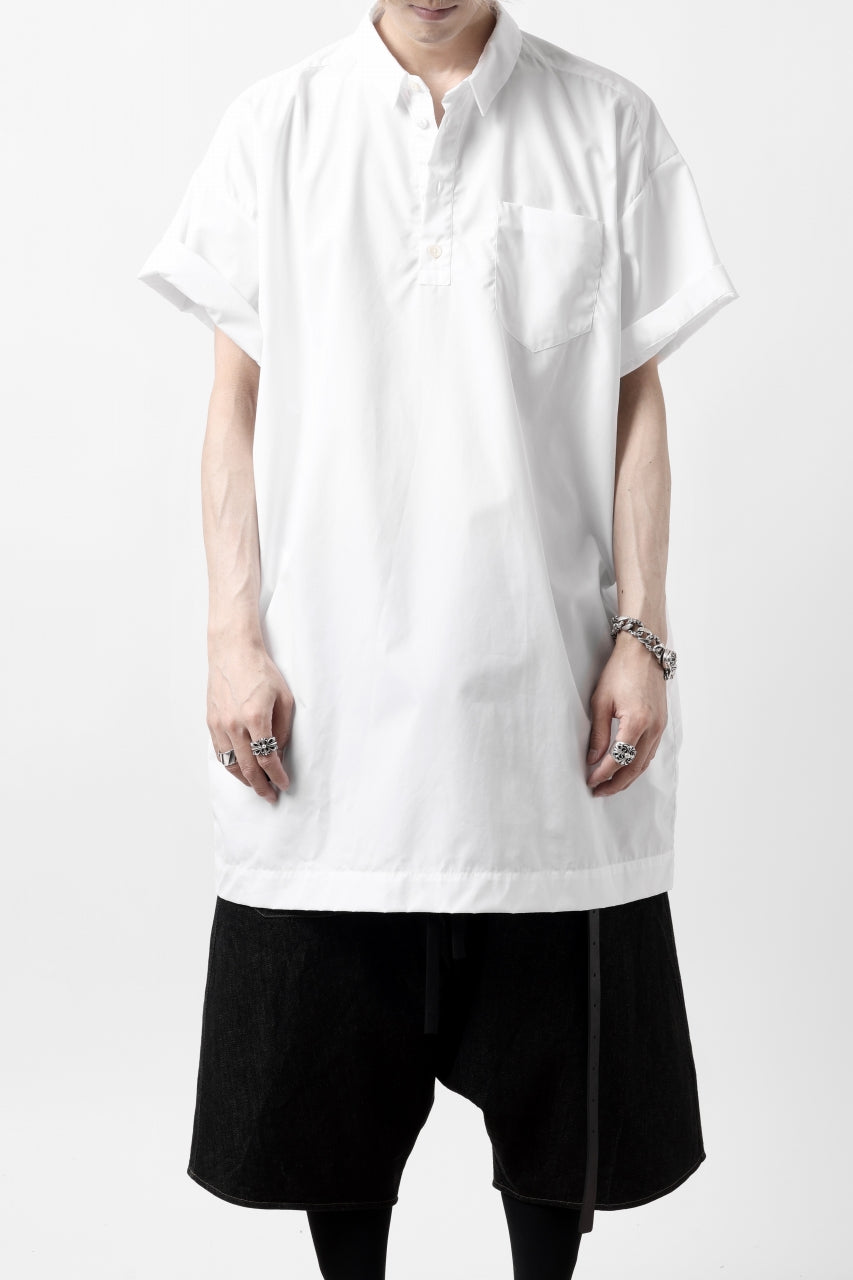 KLASICA SH-010 BOXY MINIMAL HALF SLEEVE SHIRT / THOMAS MASON'S 120/2 POPLIN