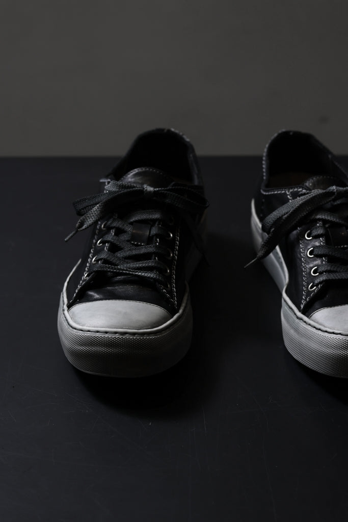 incarnation exclusive LOW CUT LACE UP SNEAKER / HORSE FULL GRAIN