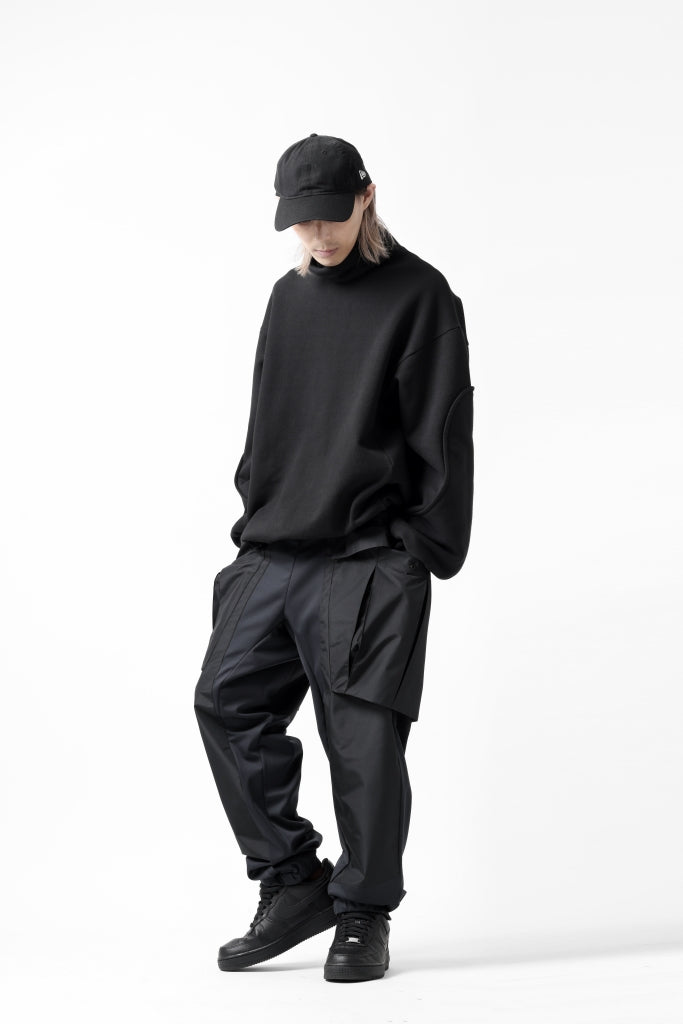 D-VEC HIGH NECK L/S SWEAT SHIRT / BRUSHED BACK TERRY