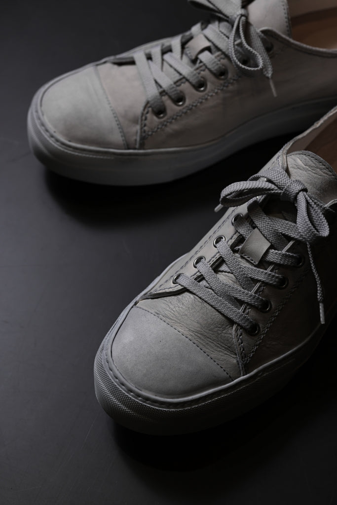 incarnation exclusive HORSE LEATHER LOW CUT LACE UP SNEAKER