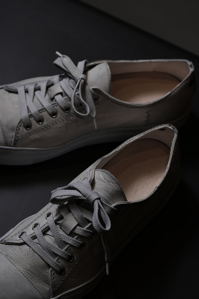 incarnation exclusive HORSE LEATHER LOW CUT LACE UP SNEAKER