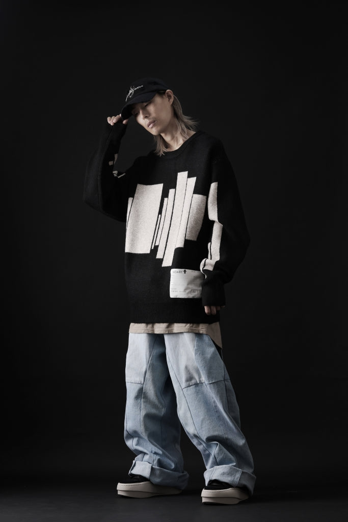 A.F ARTEFACT GEO PATTERN KNIT TOPS