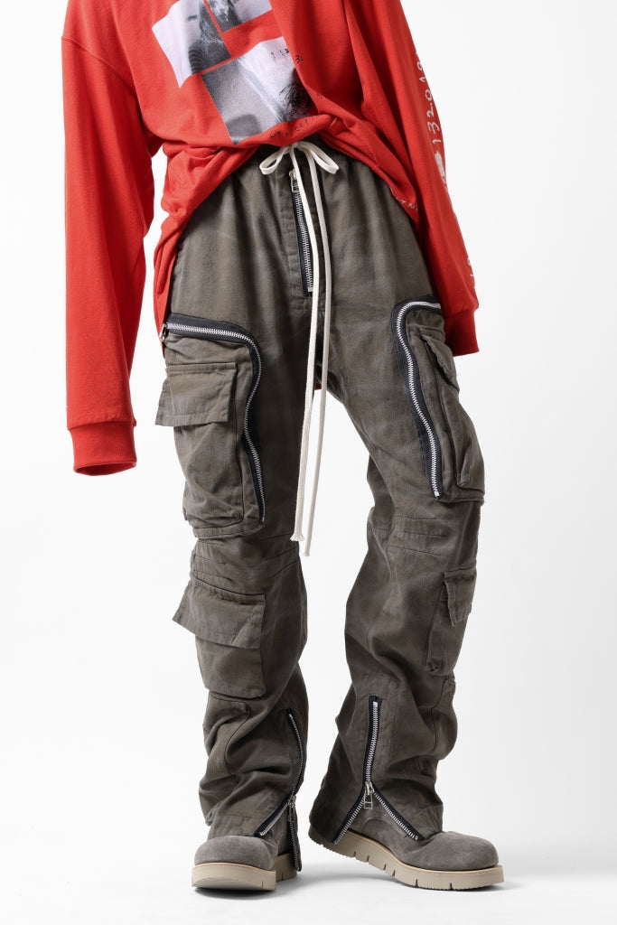 A.F ARTEFACT exclusive RADICAL-ZIP FIELD PANTS / VINTAGE DYED