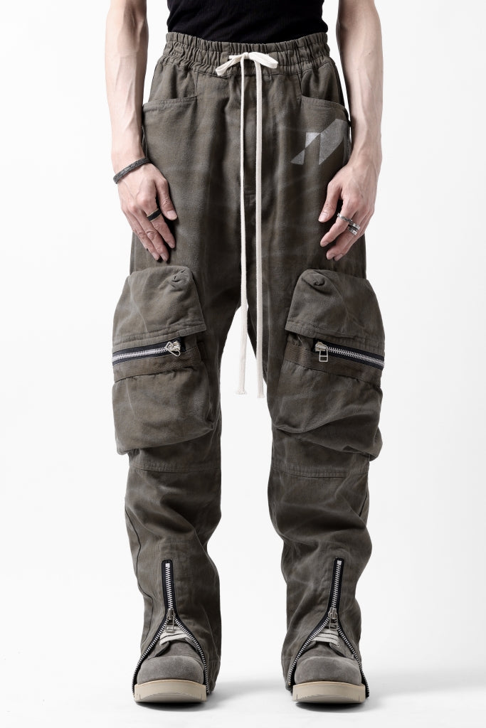 A.F ARTEFACT exclusive RUGGED CARGO PANTS / VINTAGE DYED