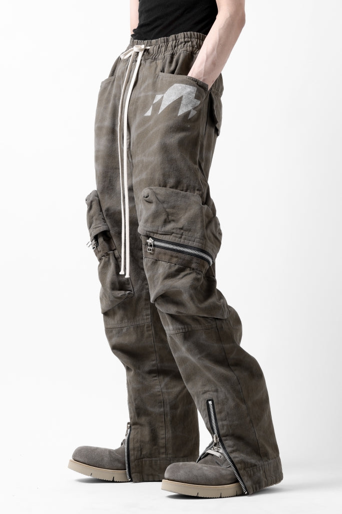 A.F ARTEFACT exclusive RUGGED CARGO PANTS / VINTAGE DYED