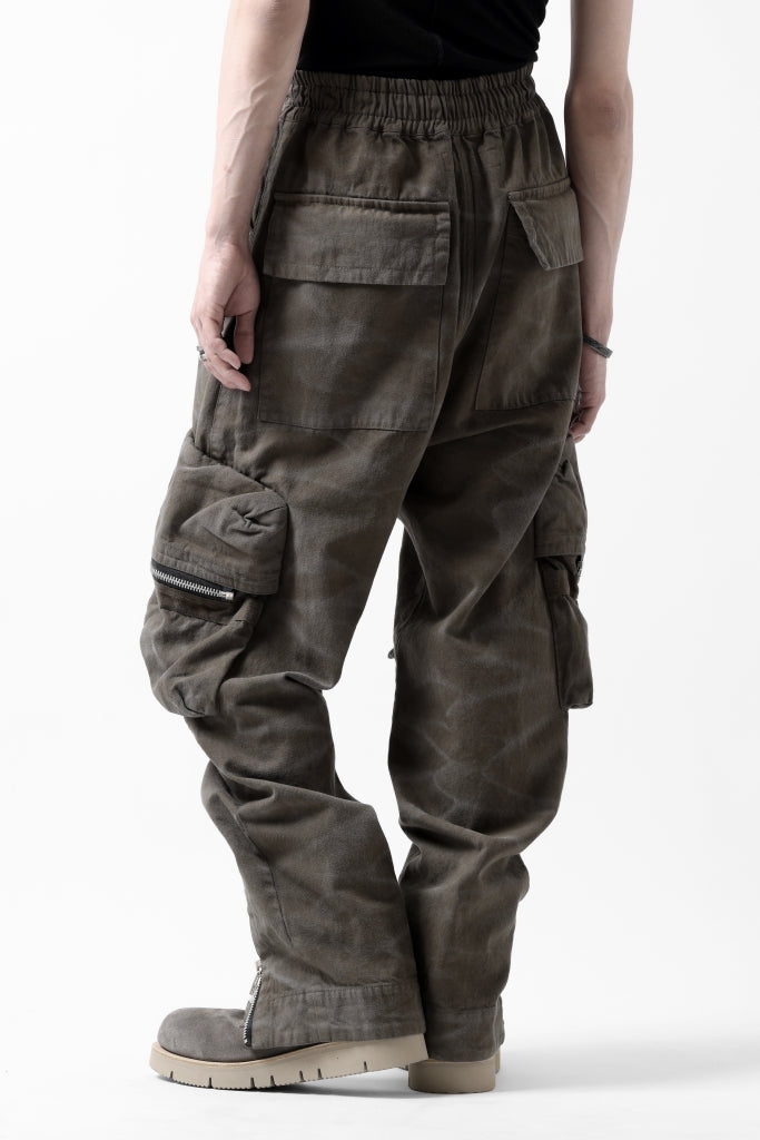 A.F ARTEFACT exclusive RUGGED CARGO PANTS / VINTAGE DYED