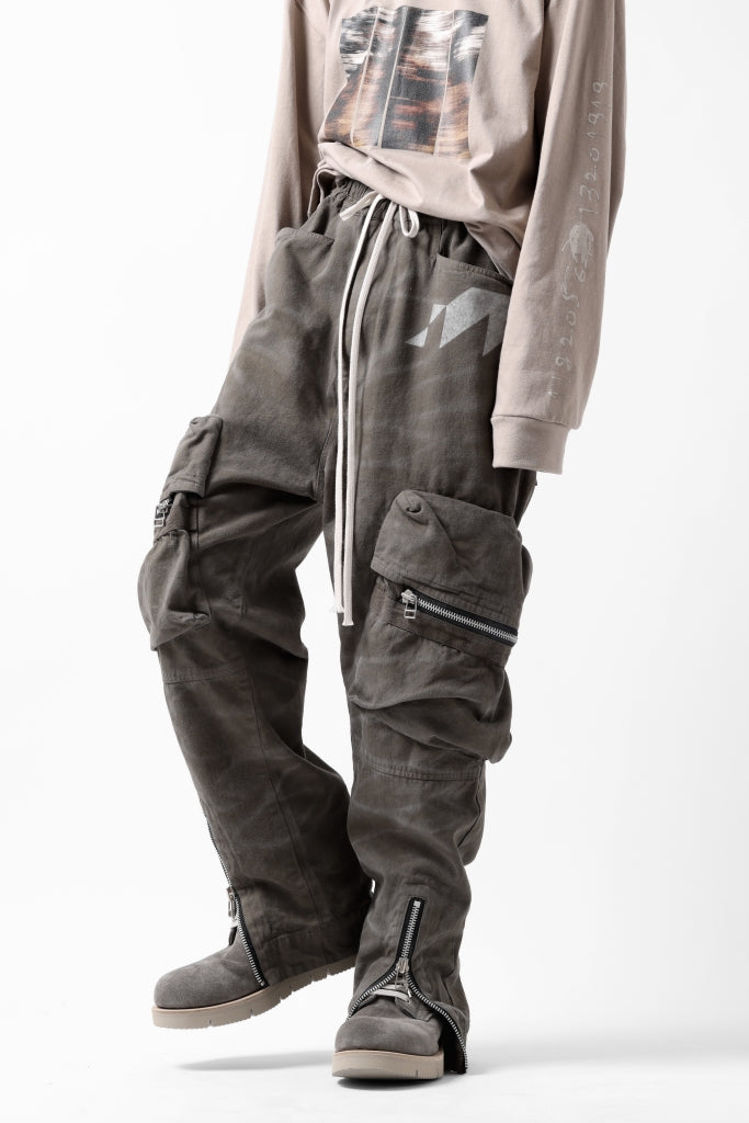 A.F ARTEFACT exclusive RUGGED CARGO PANTS / VINTAGE DYED