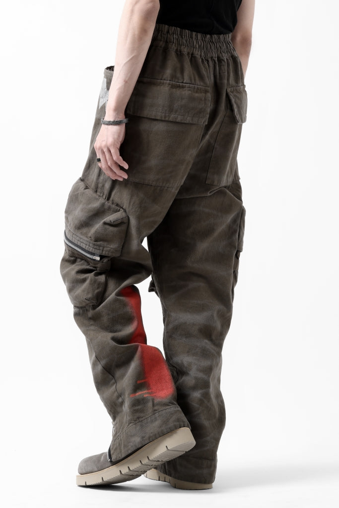A.F ARTEFACT RUGGED CARGO PANTS / VINTAGE DYED