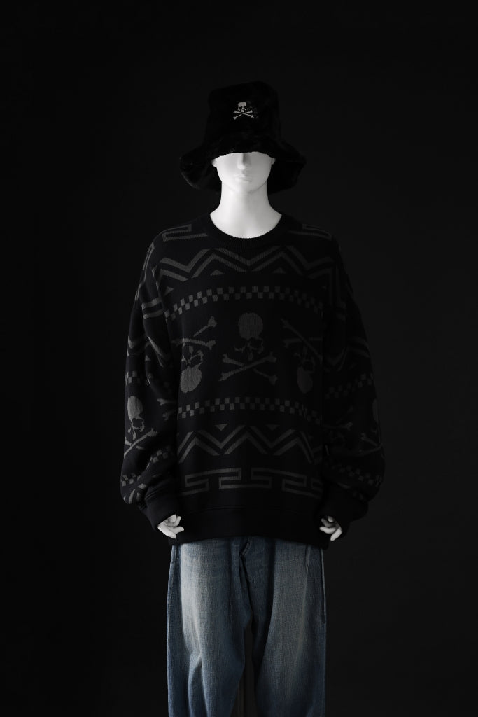 mastermind WORLD JACQUARD KNIT SWEATER / BOXY FIT