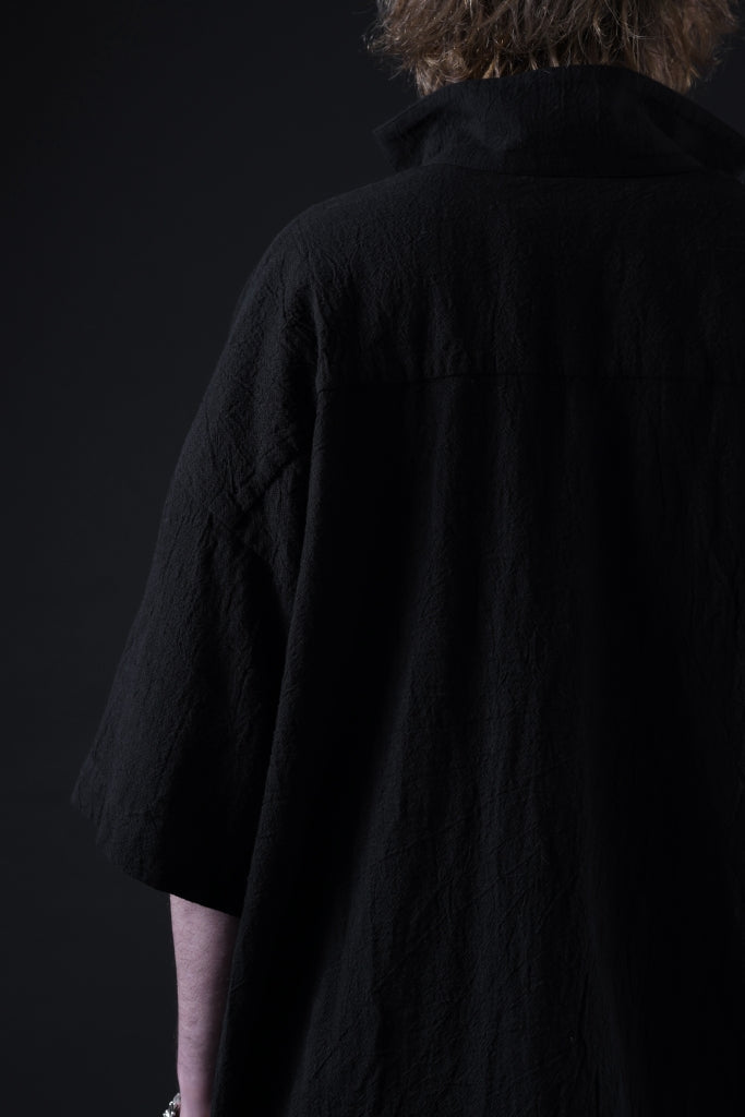 _vital half collar tunica tops / soft crepe linen