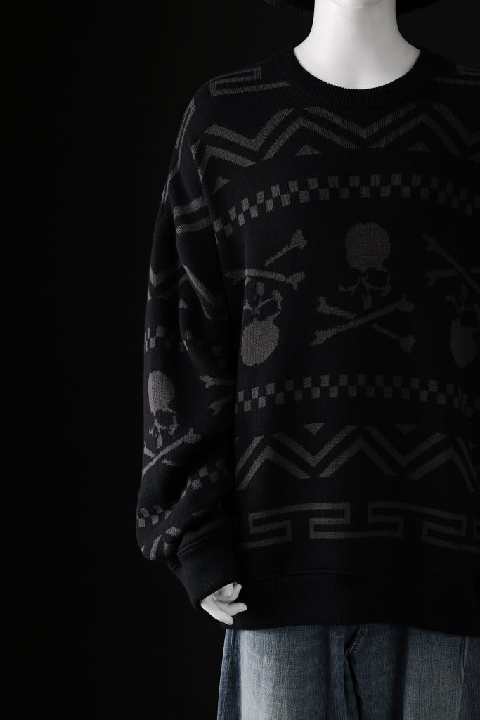 mastermind WORLD JACQUARD KNIT SWEATER / BOXY FIT