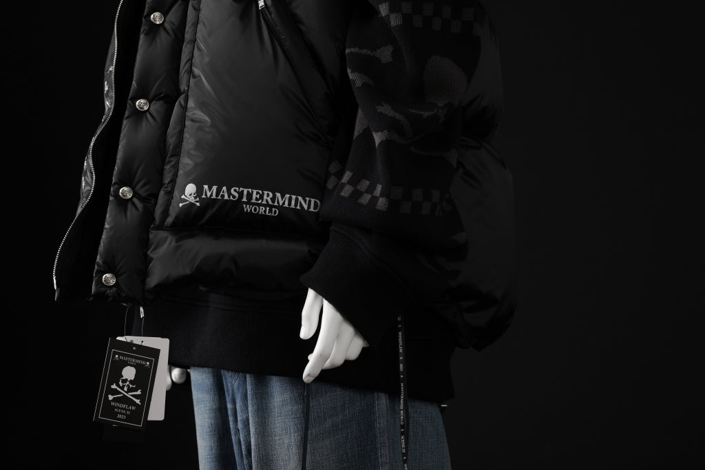 mastermind WORLD HIGH NECK DOWN VEST / KAWADA DOWN®