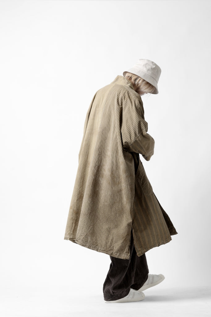 KLASICA WIDE CUT VINTAGE WORK COAT / GARMENT NATURAL DYED