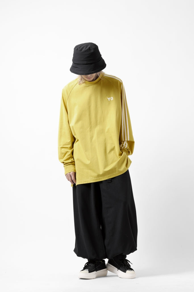 Y-3 Yohji Yamamoto THREE STRIPES LONG SLEEVE TOP