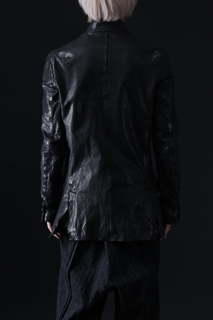 ISAMU KATAYAMA BACKLASH TAILORED JACKET / DOUBLE-SHOULDER OBJECT DYED